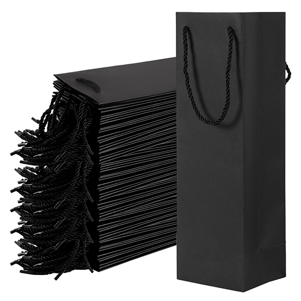 Gift Bags Black 4Pk - Image 4
